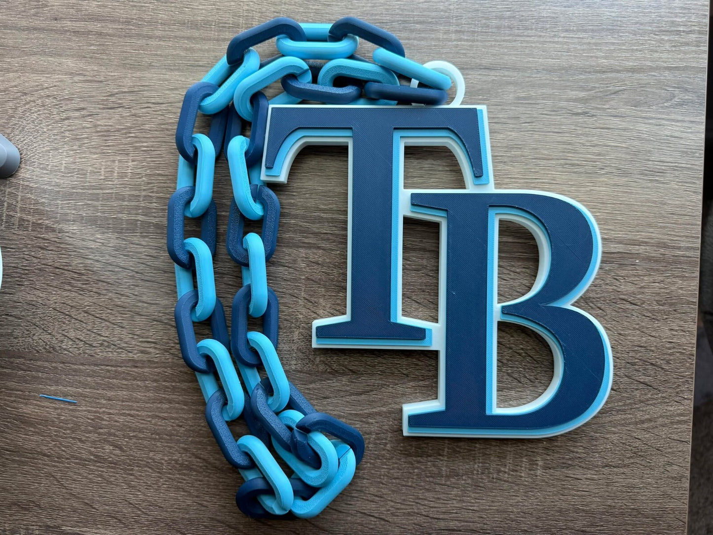 Tampa Bay Rays Oversized Necklace, Pendant