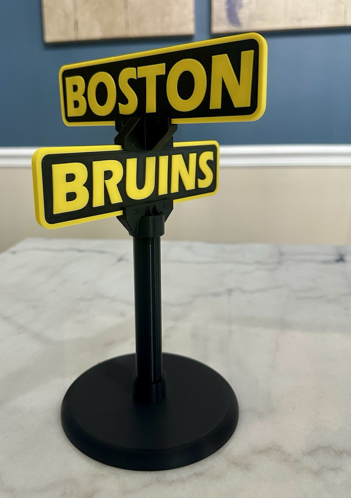 Boston Bruins Mini Signpost