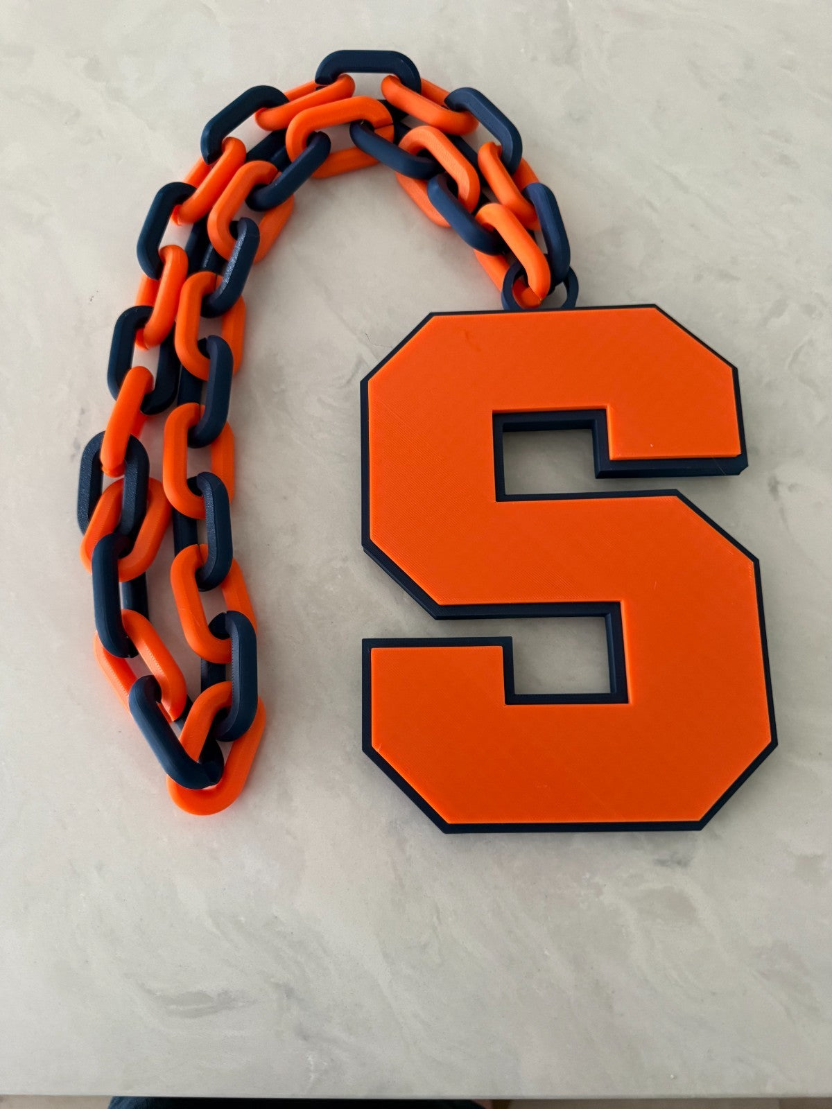 Syracuse University Oversized Logo Necklace Hype Chain
