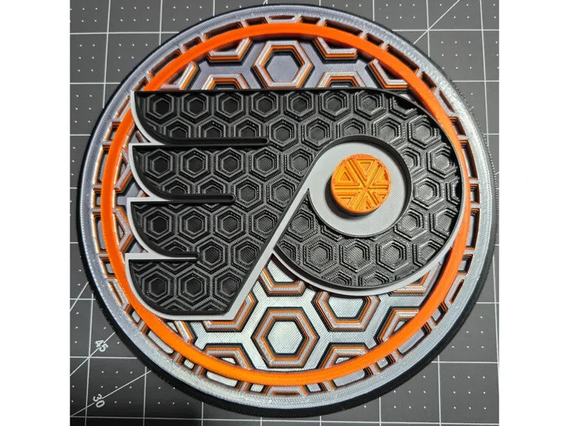 Philadelphia Flyers Wall Art Or Display 3D printed Dimensional Mosaic