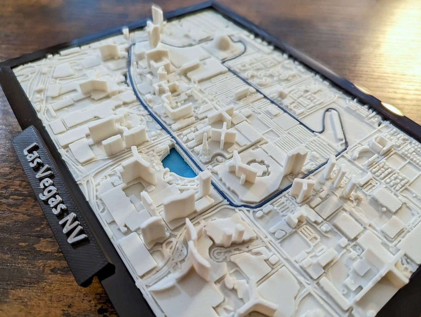 Las Vegas F1 Racing F1 Circuit 3D Map