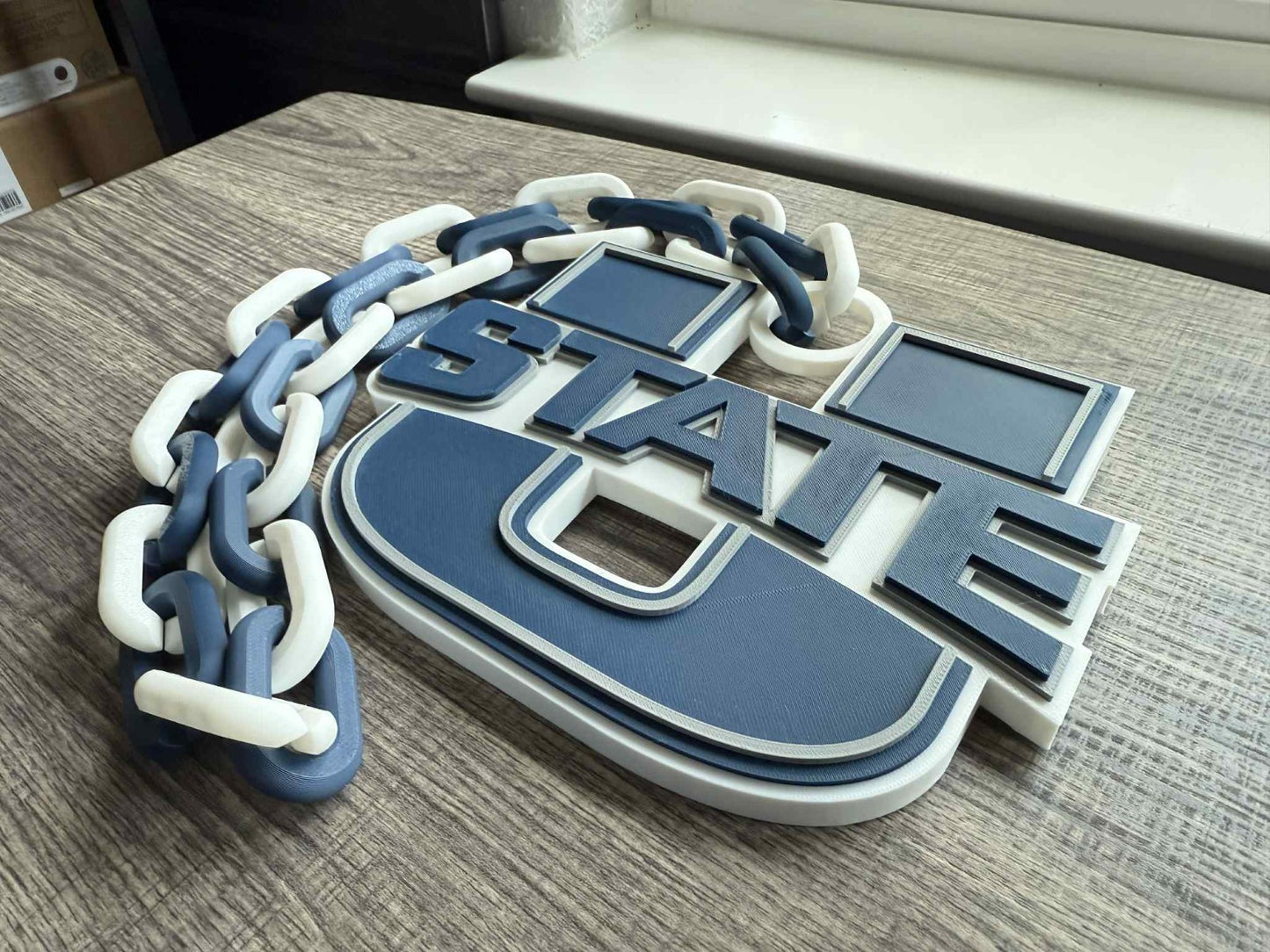 Utah State Aggies Logo Oversized Necklace, Hype Chain [Made To Order]