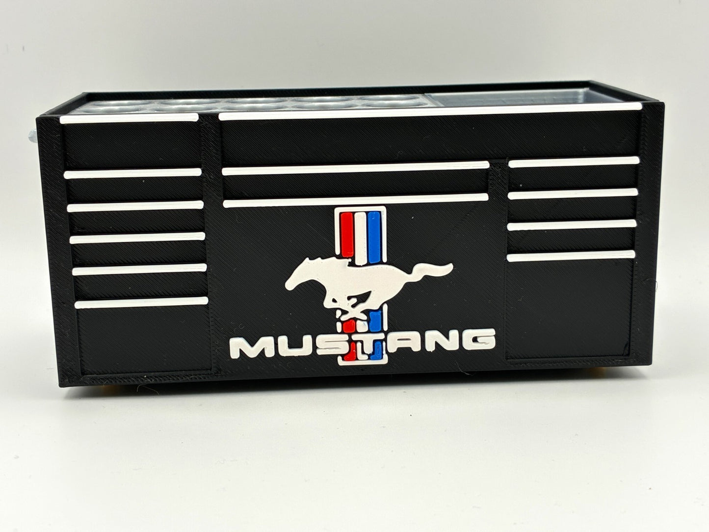 Muscle Car Inspired Mini Toolbox Pen Holder – Desk Organizer Gift