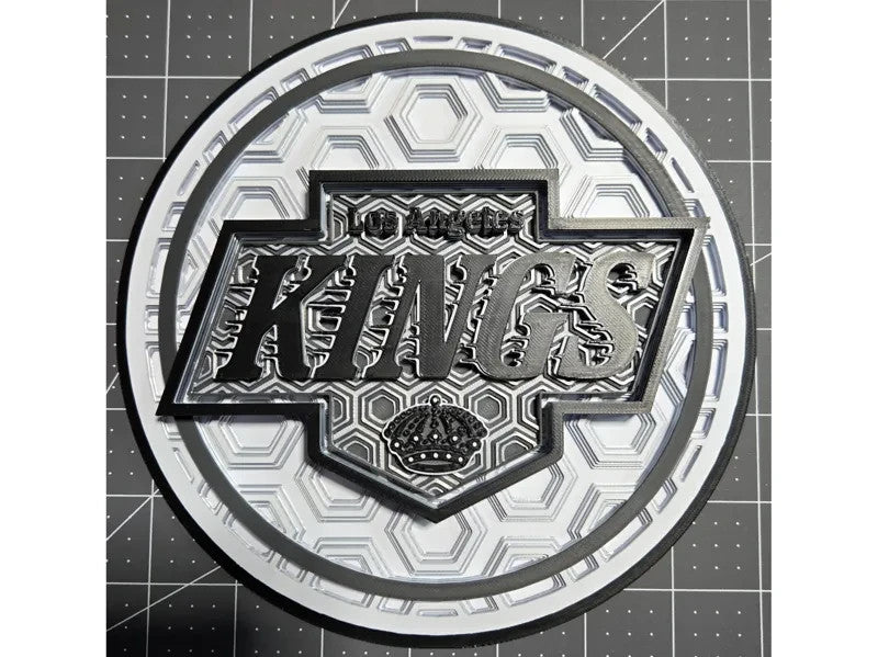 Los Angeles Kings Wall Art Or Display 3D printed Dimensional Mosaic