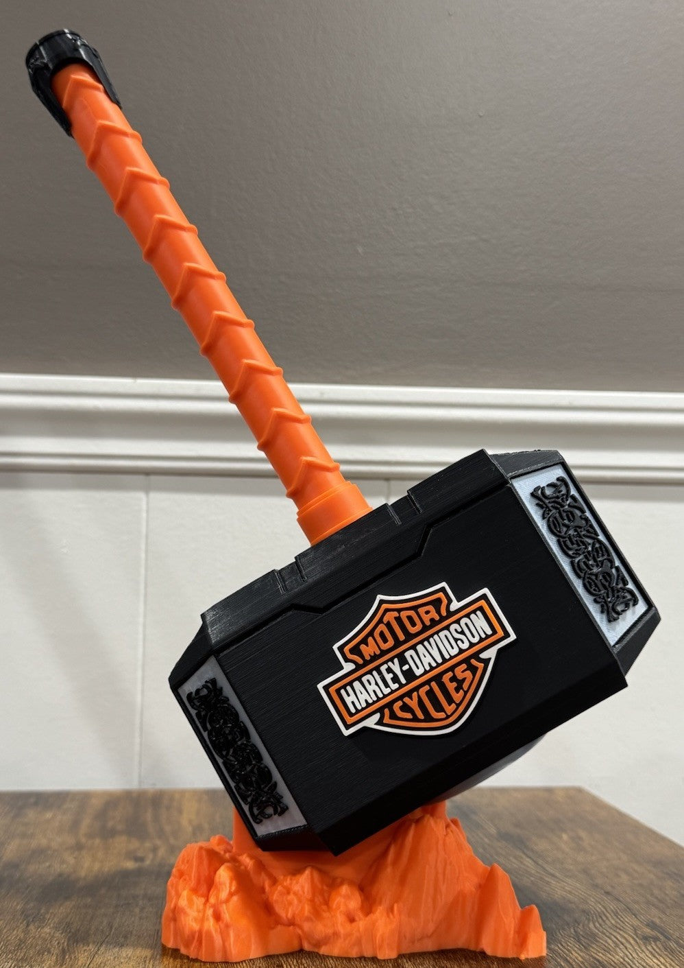 Harley Davidson 13” Thor Hammer Mjolnir Shop Garage Man Cave Office Unique Gifts