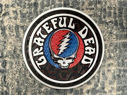 Greatful Dead Wall Art Or Display 3D printed Dimensional Mosaic