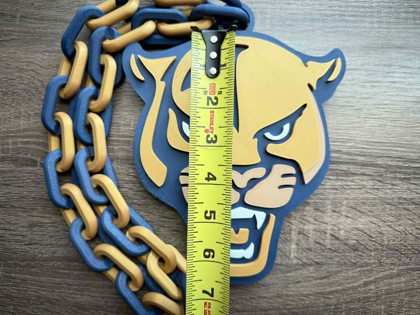 Florida International Panthers Oversized Necklace, Hype Chain [Made To Order]