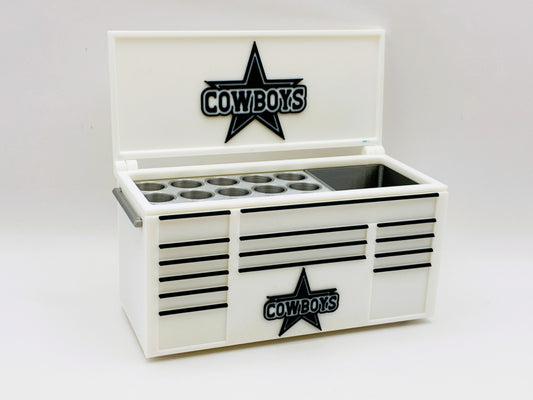 Cowboys Mini Toolbox Pen Holder – Desk Organizer Gift