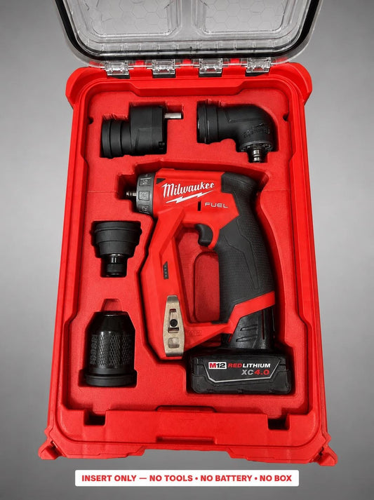 Milwaukee Packout Insert for M12 Fuel Installation Drill Driver | 3D Printed