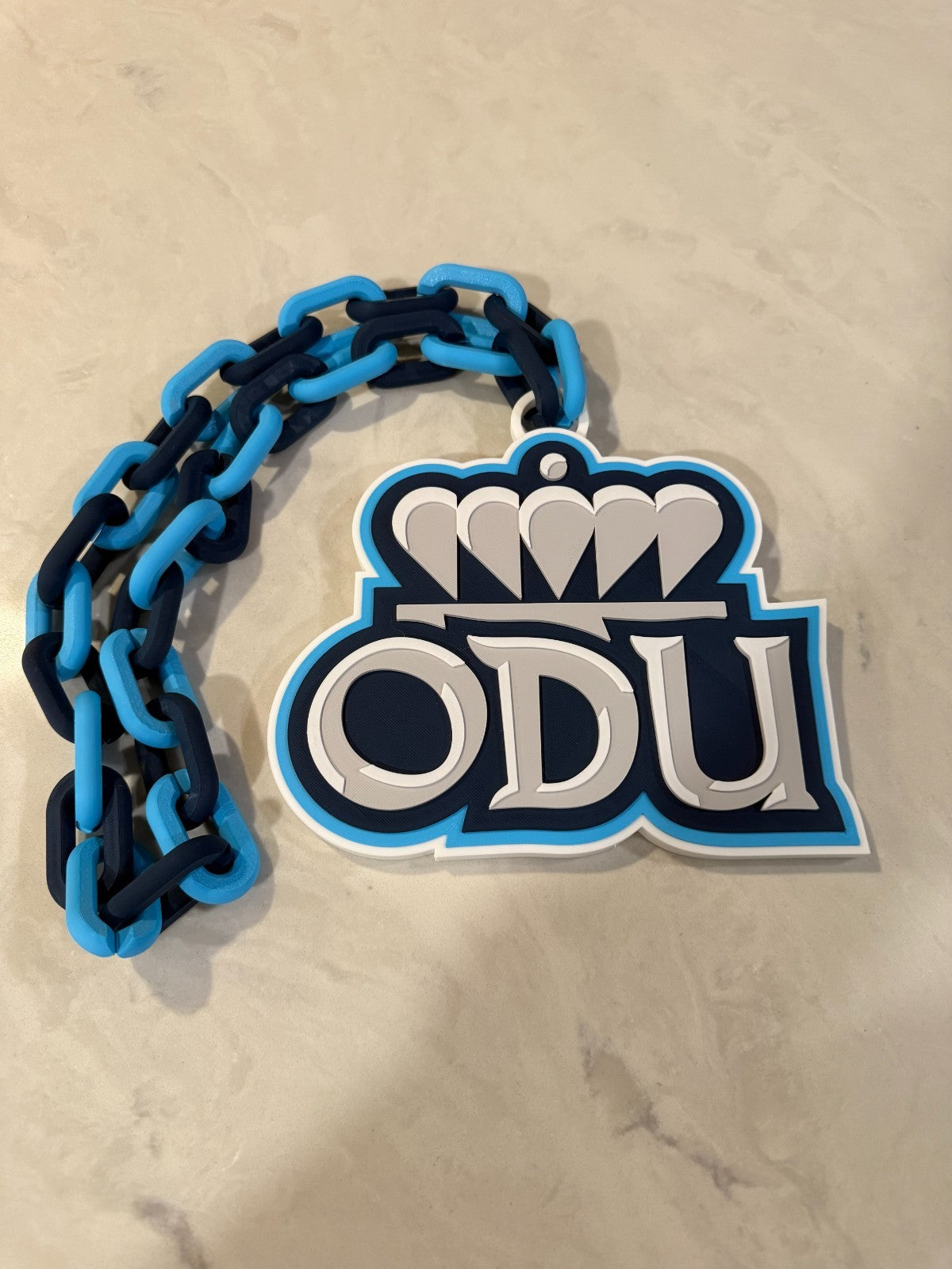 Old Dominion Monarchs Logo Oversized Necklace, Hype Chain