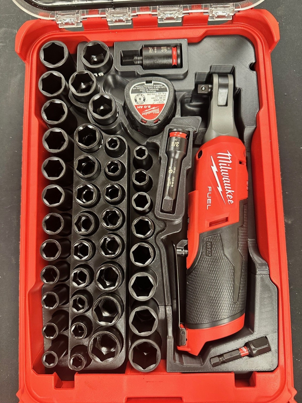 Fits Milwaukee 2567-20 Hi Speed Ratchet 49-66-7009 PACKOUT Insert (Insert Only)