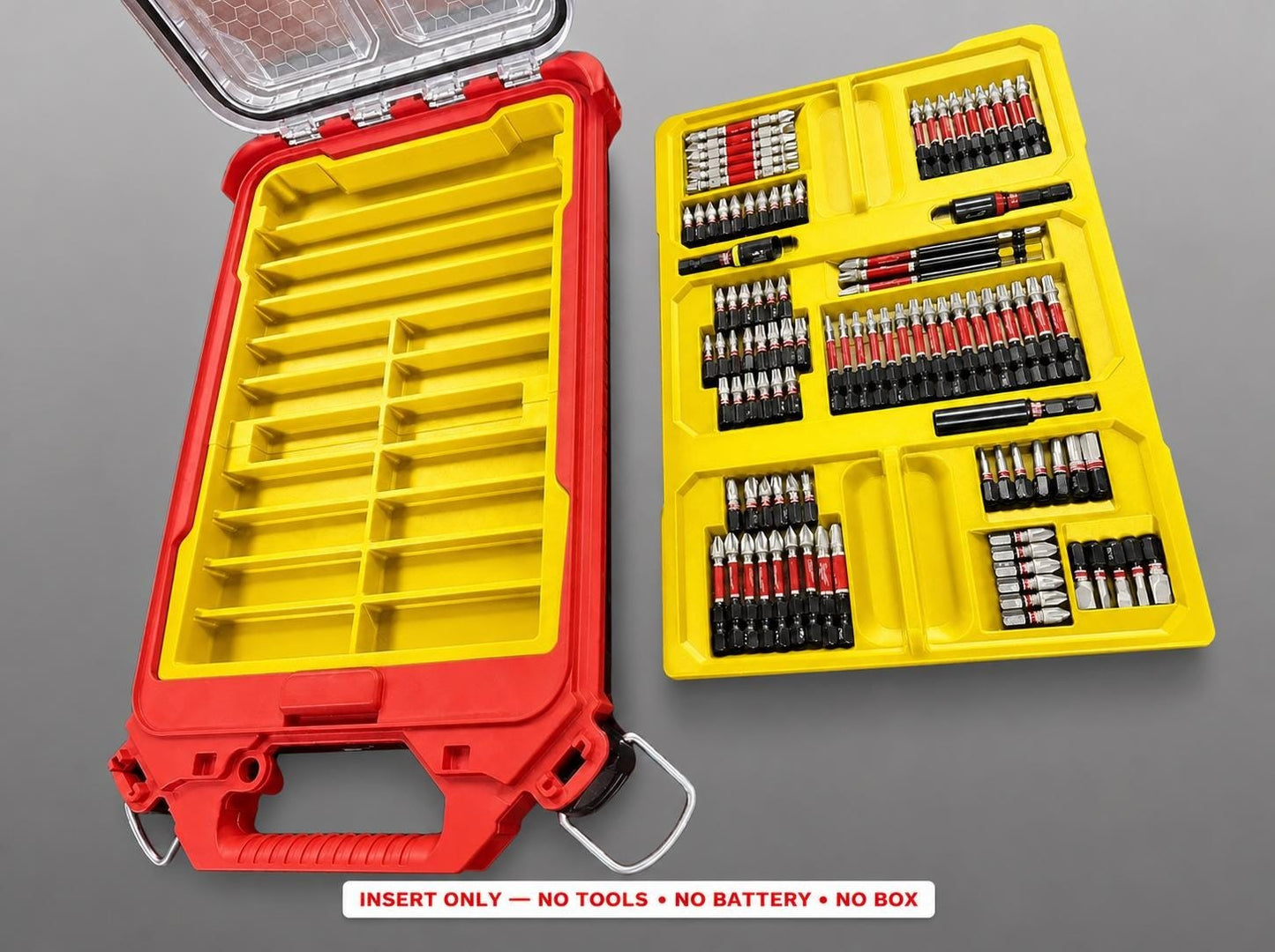 Milwaukee Packout Insert for PACKOUT SHOCKWAVE Driver Bit Kit 100pc | 3D Printed