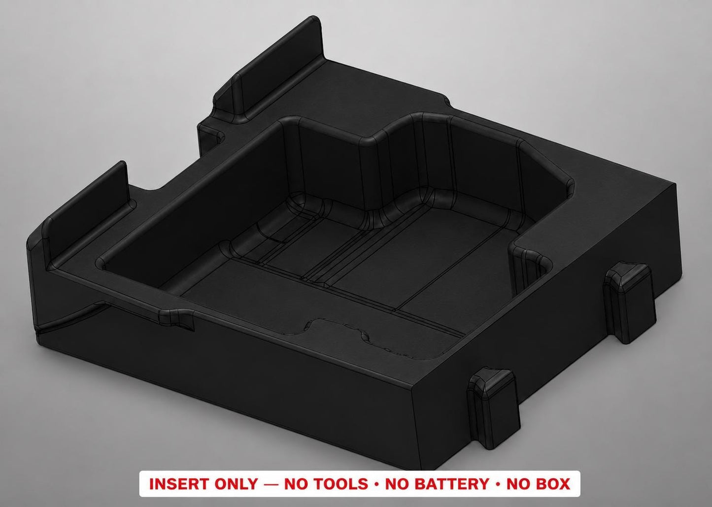 Milwaukee Packout Insert for Laser Line + Distance Meter Storage |  3D Printed