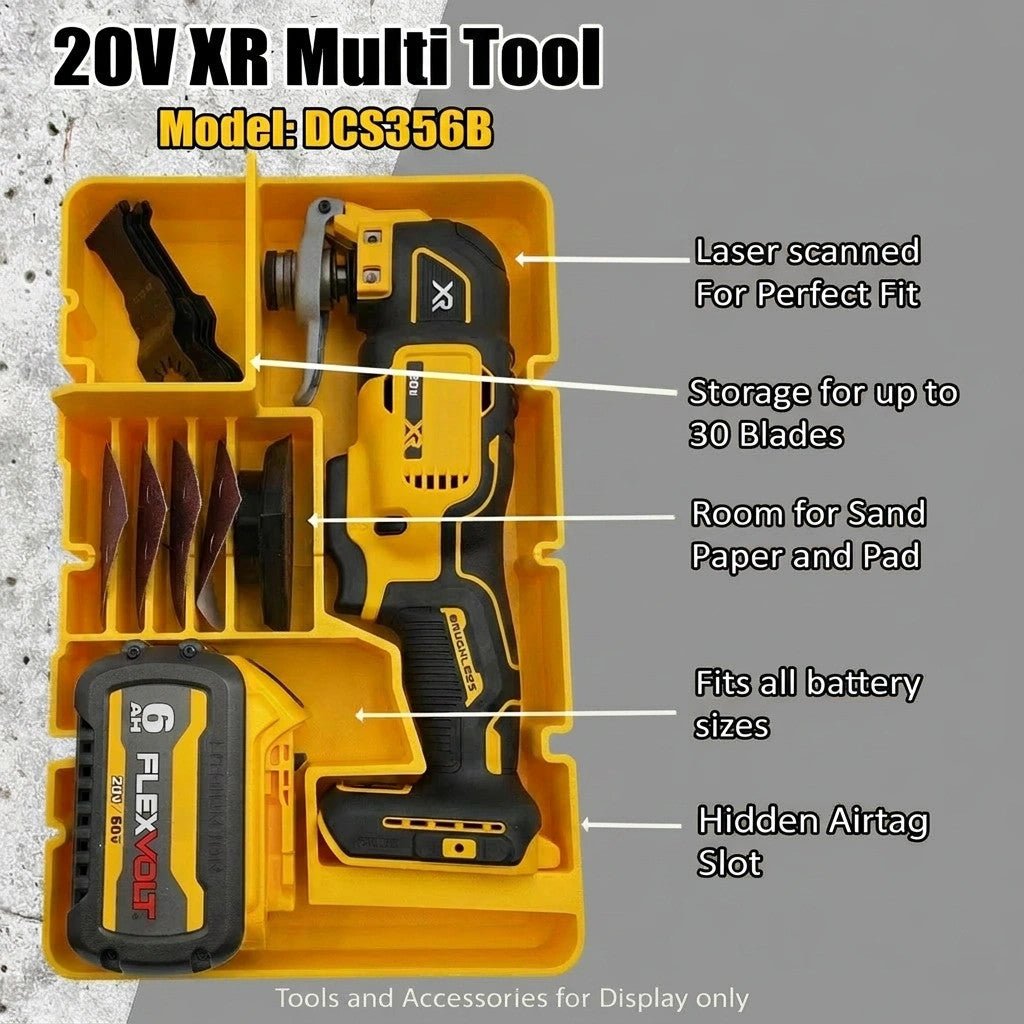 DeWALT Deep Compact Organizer 20V Oscillating Multi-Tool DCS365B (Insert Only) Y