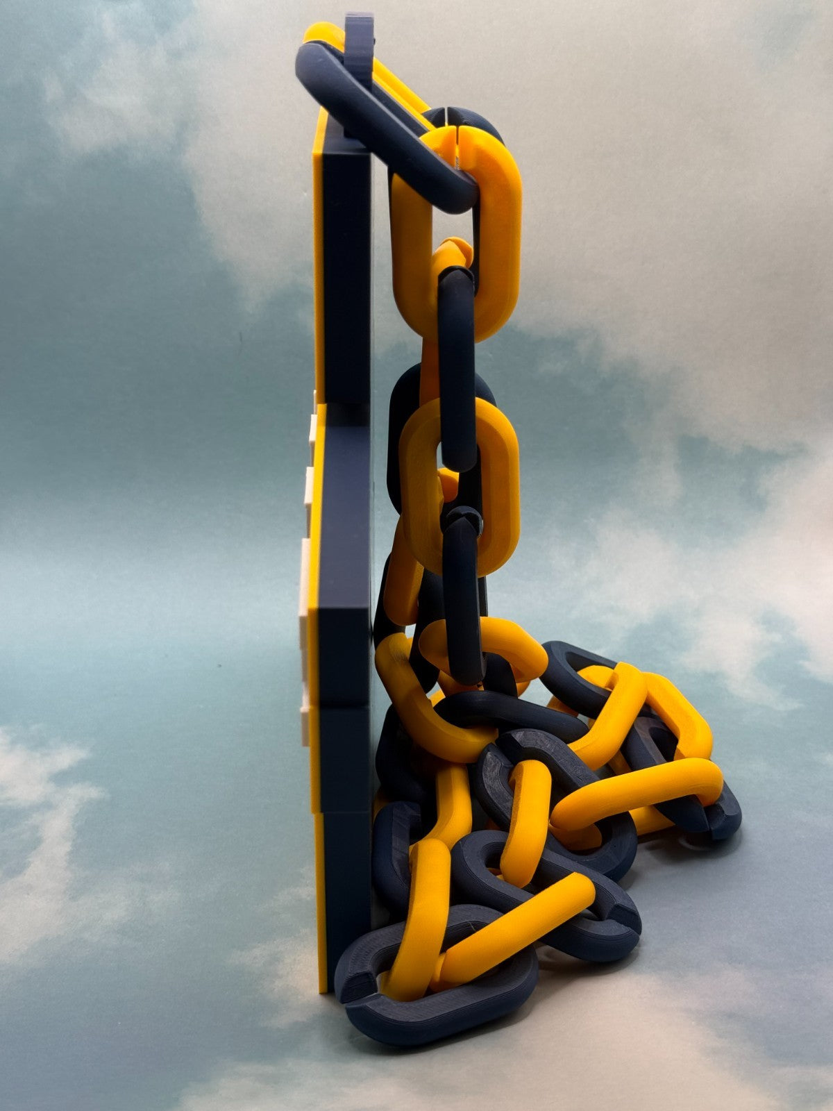 La Salle Explorers Oversized Necklace Hype Chain HandMade 3D Printed