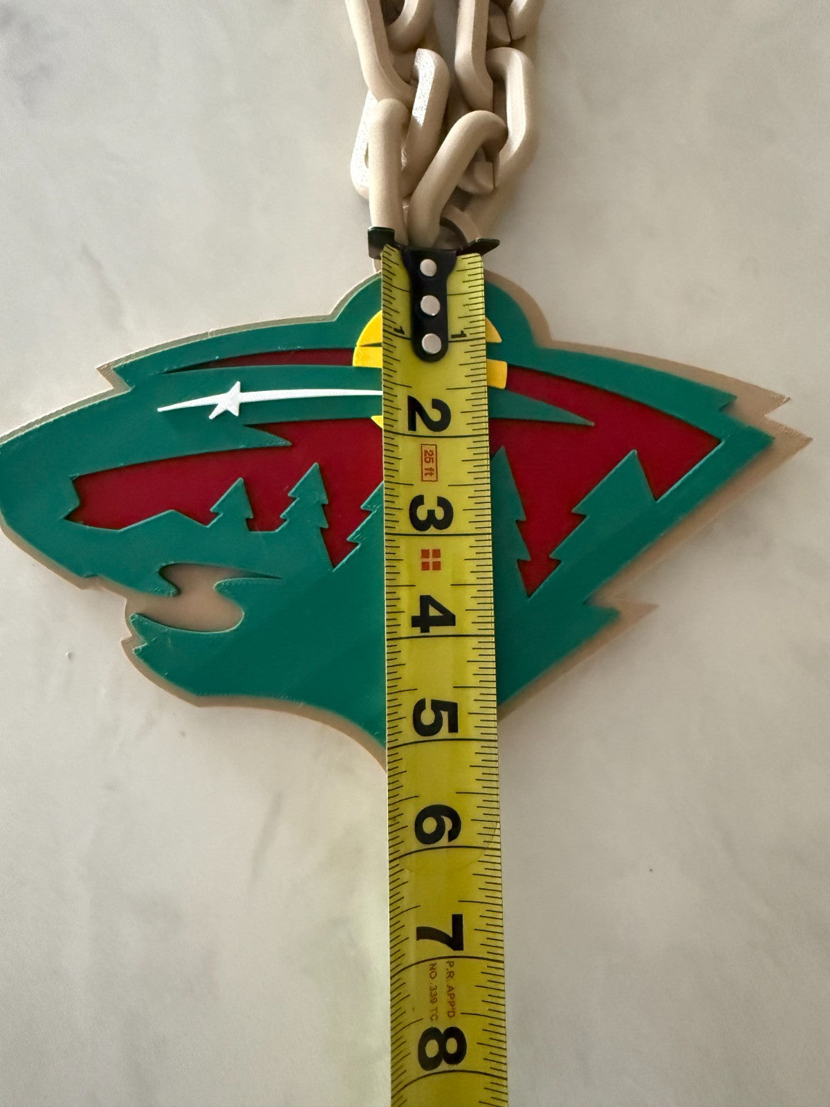 Minnesota Wild Oversized Fan Necklace, Hype Chain