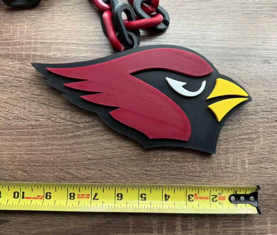 Arizona Cardinals 3D Printed Sports Chain, Hype Chain [Made To Order]