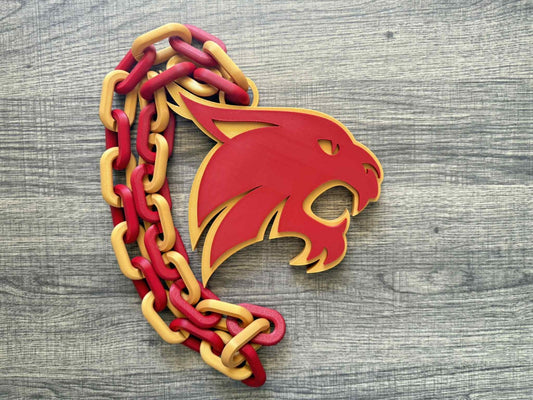 Texas State Bobcats Over-Sized Necklace Logo Pendant Hype Chain