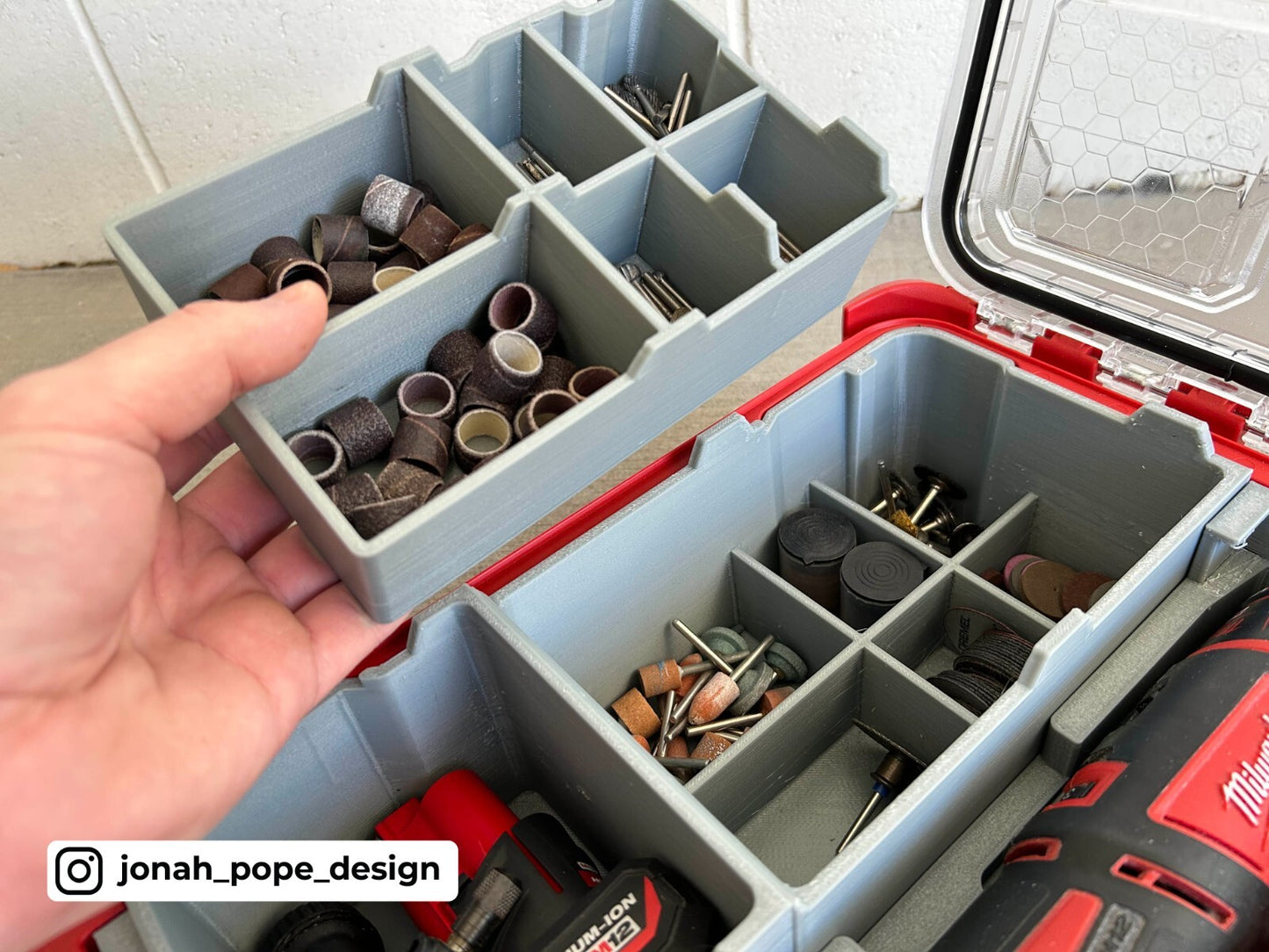 Milwaukee Packout Insert for M12 Rotary Dremel Tool (Insert Only)
