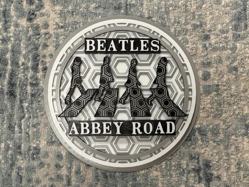 The Beatles Art Or Display 3D printed Dimensional Mosaic