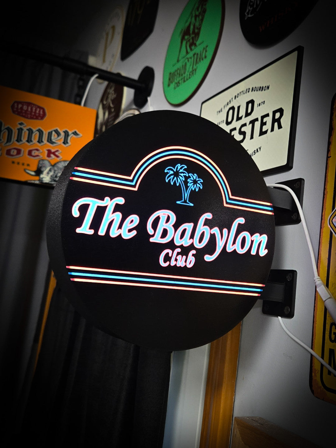THE BABYLON CLUB (Scarface) 12 Inch Light Box LED Sign 3D Printed Wall Decor