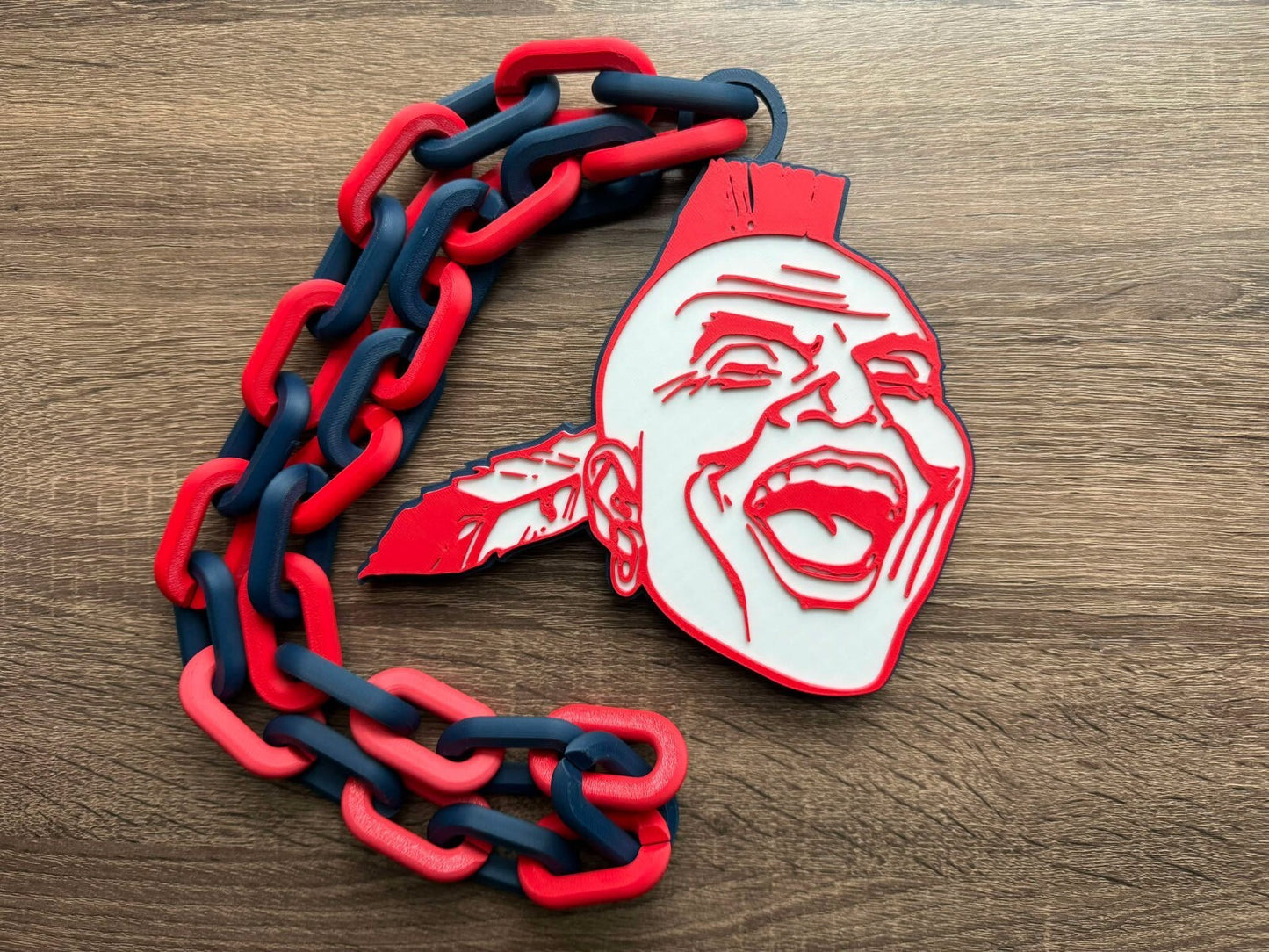 Atlanta Braves Oversized Necklace, Hype Chain [Made To Order]