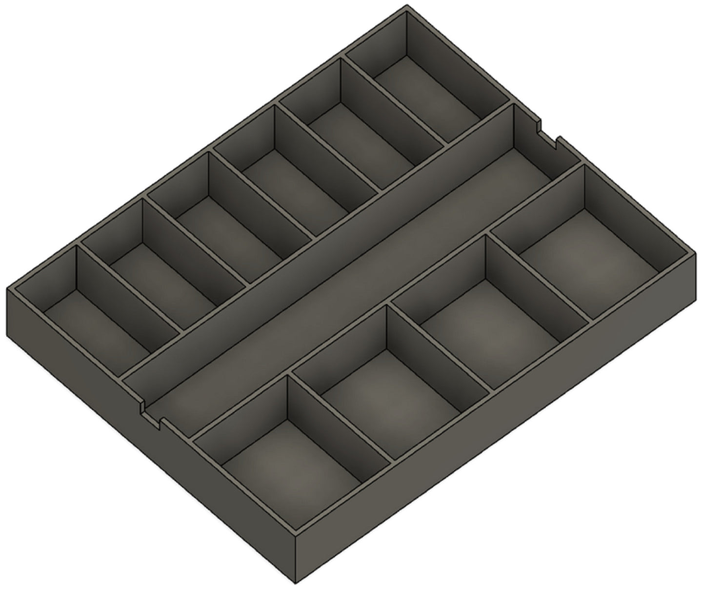 ToolCraft3d Impact Bit Organizer Insert for DEWALT Medium ToughCase (11 comp)
