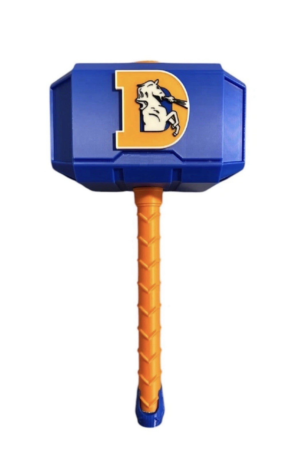 Broncos Football Themed Mjolnir Thor's Hammer