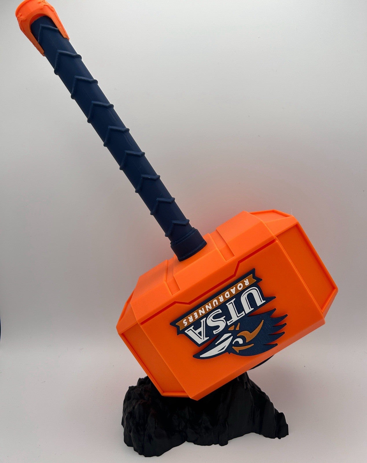 University San Antonio Roadrunners themed Mjolnir Thor's Hammer BASE NOT INCLUDE