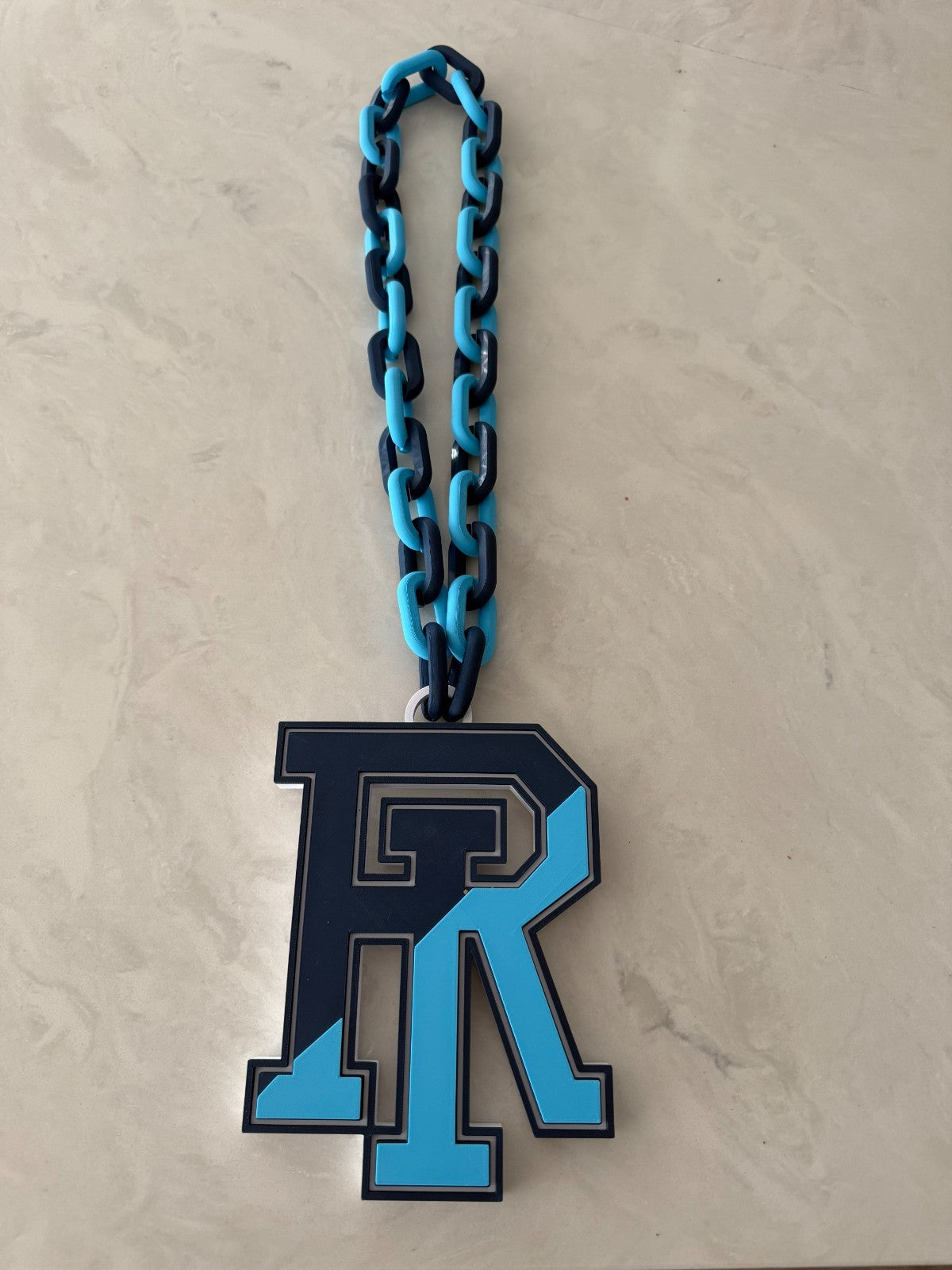 Rhode Island Rams Oversized Logo Necklace Hype Chain HandMade 3D Printed