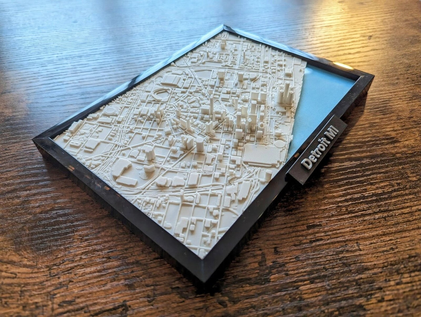 Detroit Michigan USA 3D City Map
