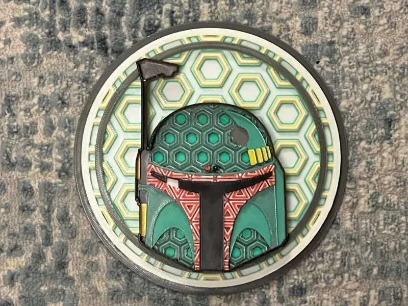 Star Wars Themed Wall Art Or Display 3D printed Dimensional Mosaic