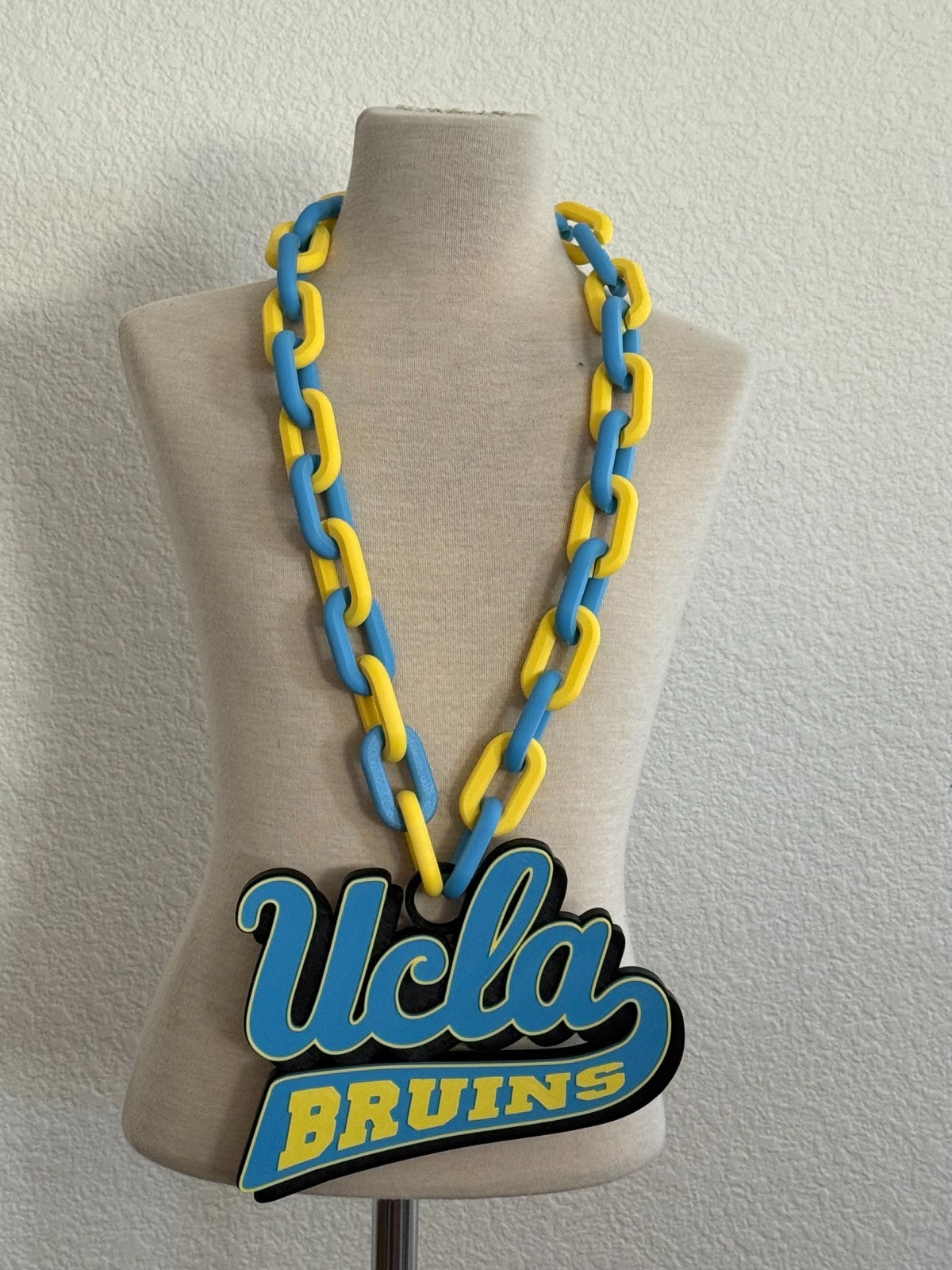 UCLA Bruins oversized Hype Cain Necklace"Let There Be Light"