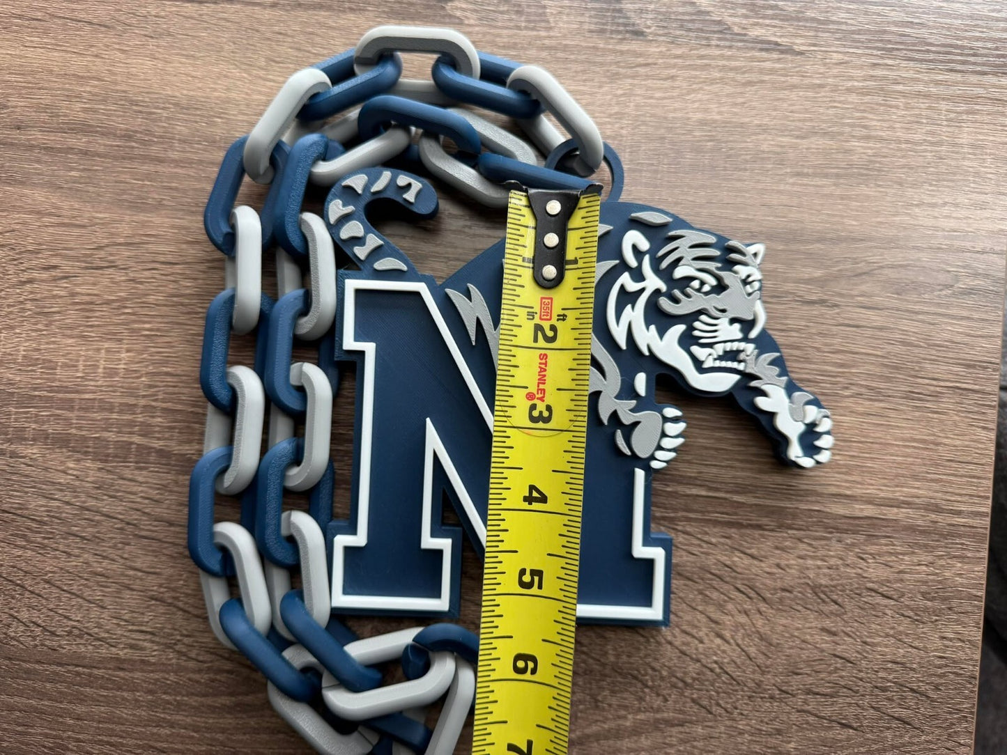 Memphis Tigers Oversized Necklace, Hype Chain [Made To Order]