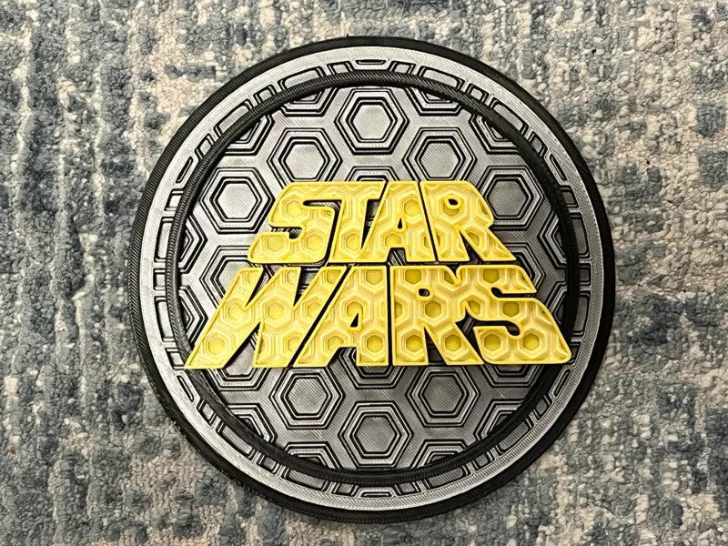 Star Wars Themed Wall Art Or Display 3D printed Dimensional Mosaic