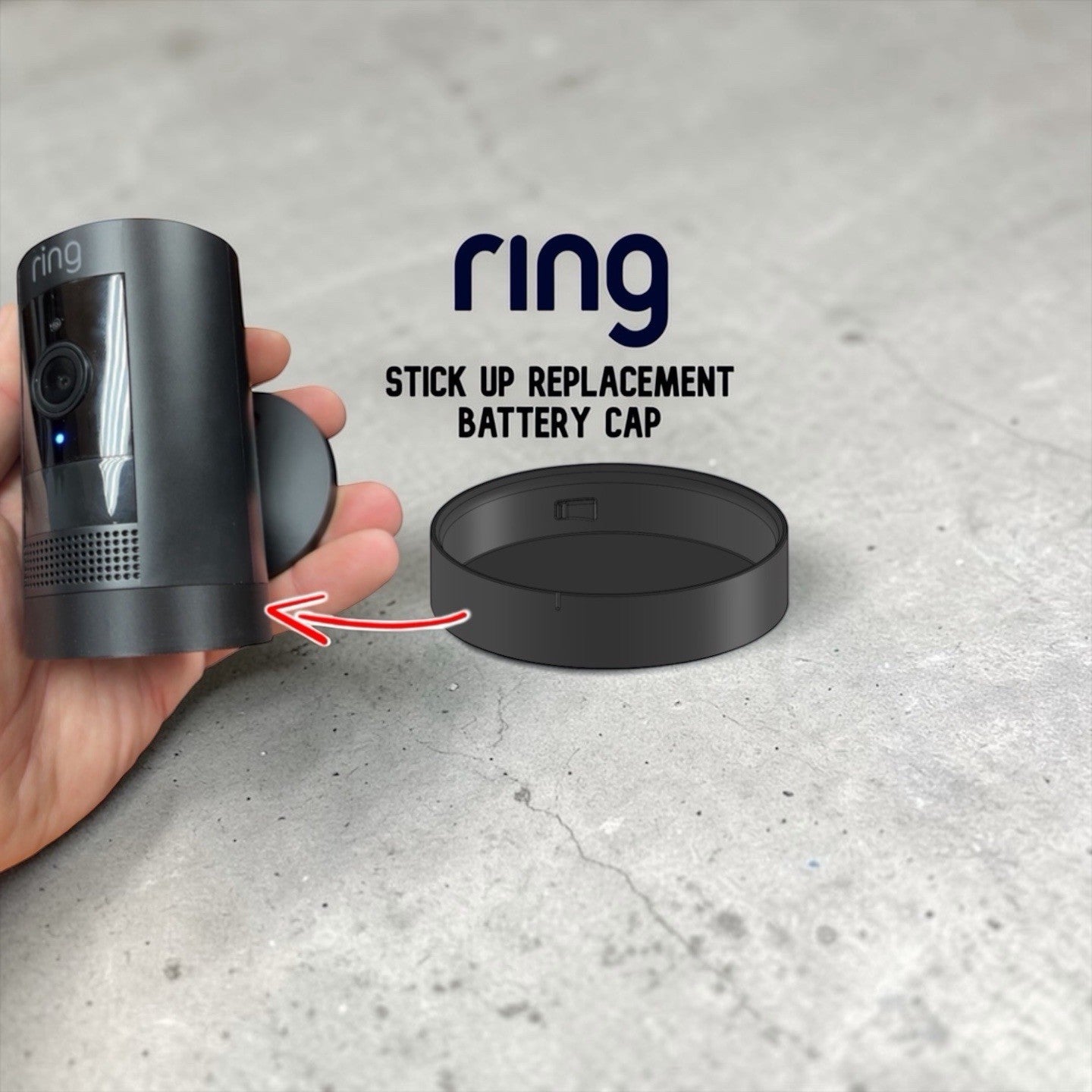 Ring Stick Up Camera Replacement Battery Cover