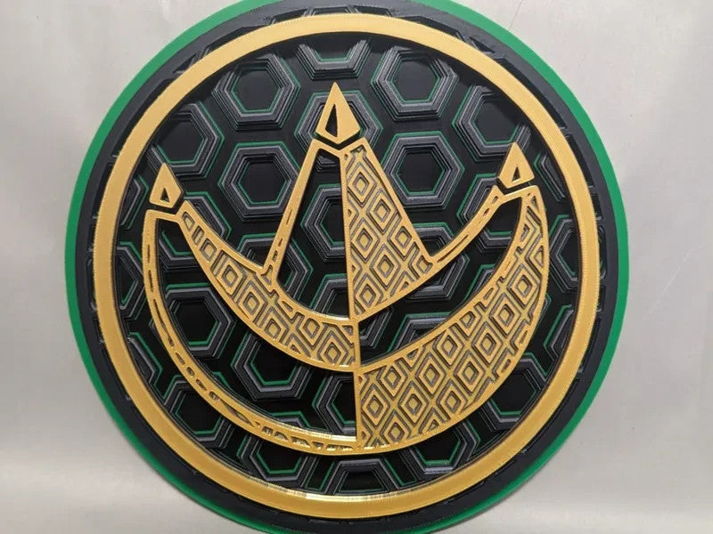 Power Rangers Wall Art Or Display 3D printed Dimensional Mosaic