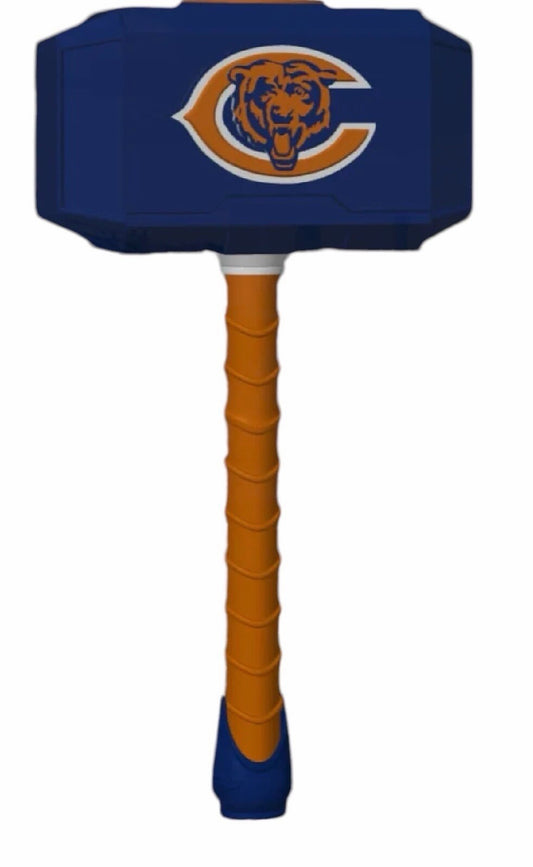 Bears Football Themed Mjolnir Thor's Hammer