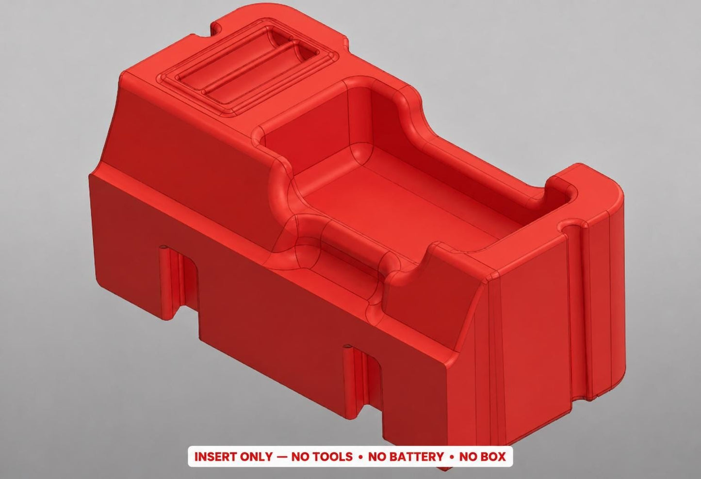 Milwaukee Packout Insert for Laser Line + Distance Meter Storage | 3D Printed