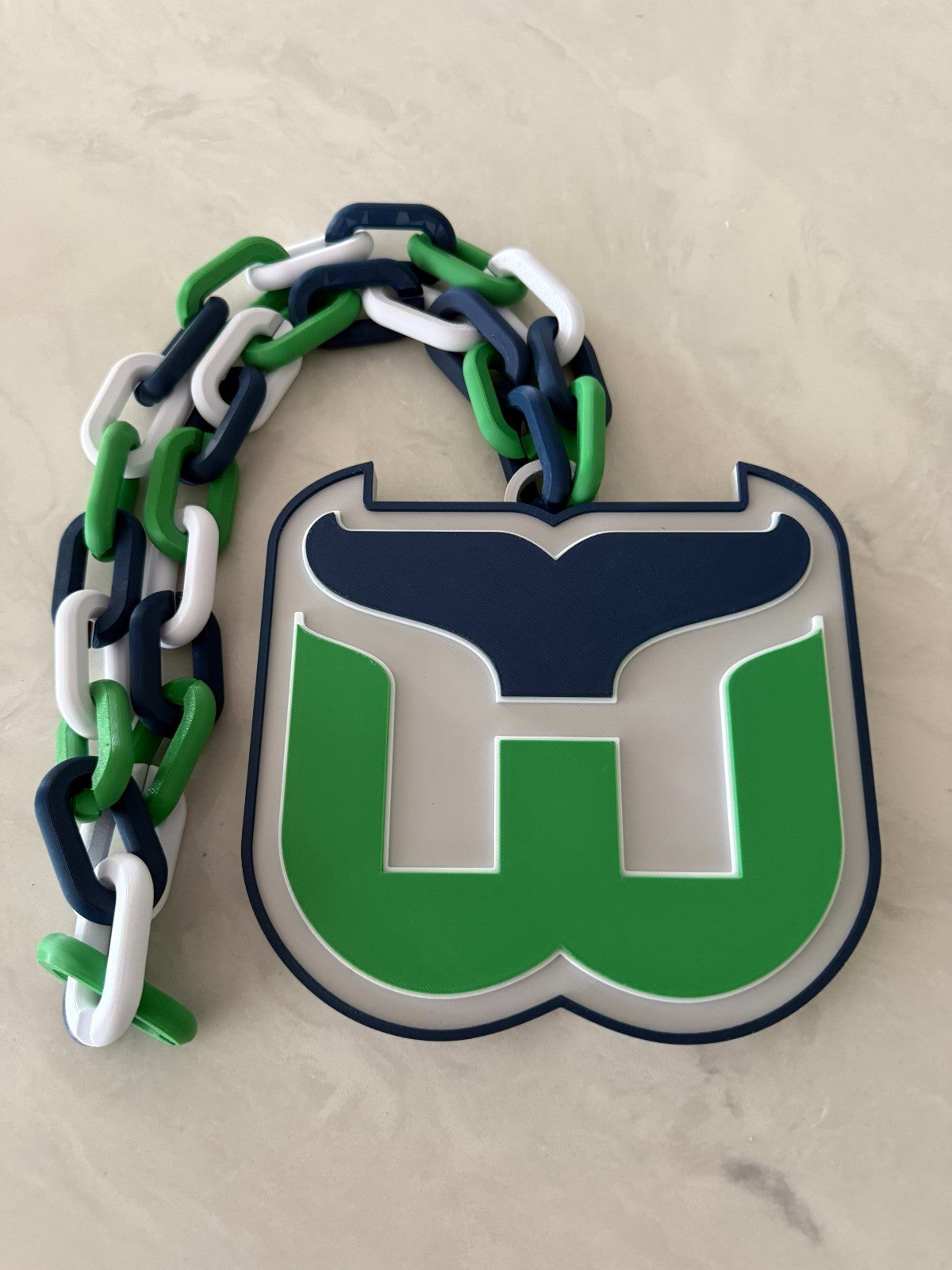 Hartford Whalers Oversized Necklace, Hype Chain