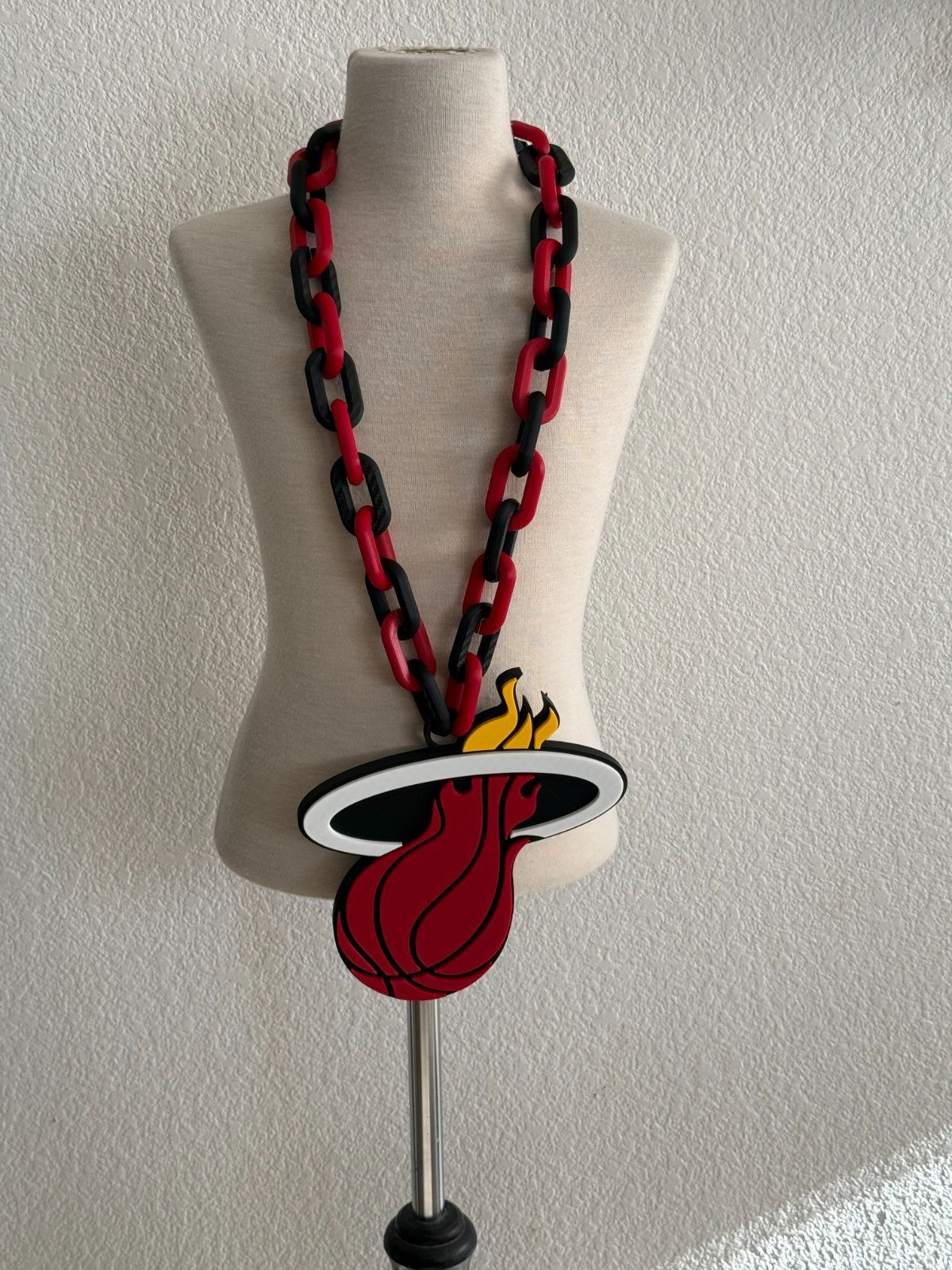 Toronto Raptors Oversized Hype Chain - 3D Printed Basketball Necklace - We The N