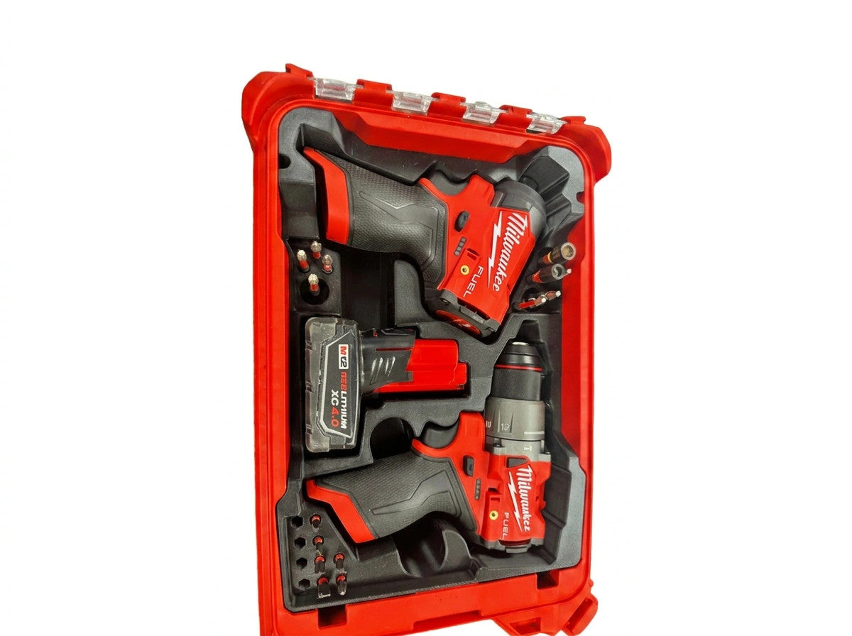 Fits Milwaukee M12 3404-20 / 3453-20 Drill & Impact PACKOUT Insert (Insert Only)