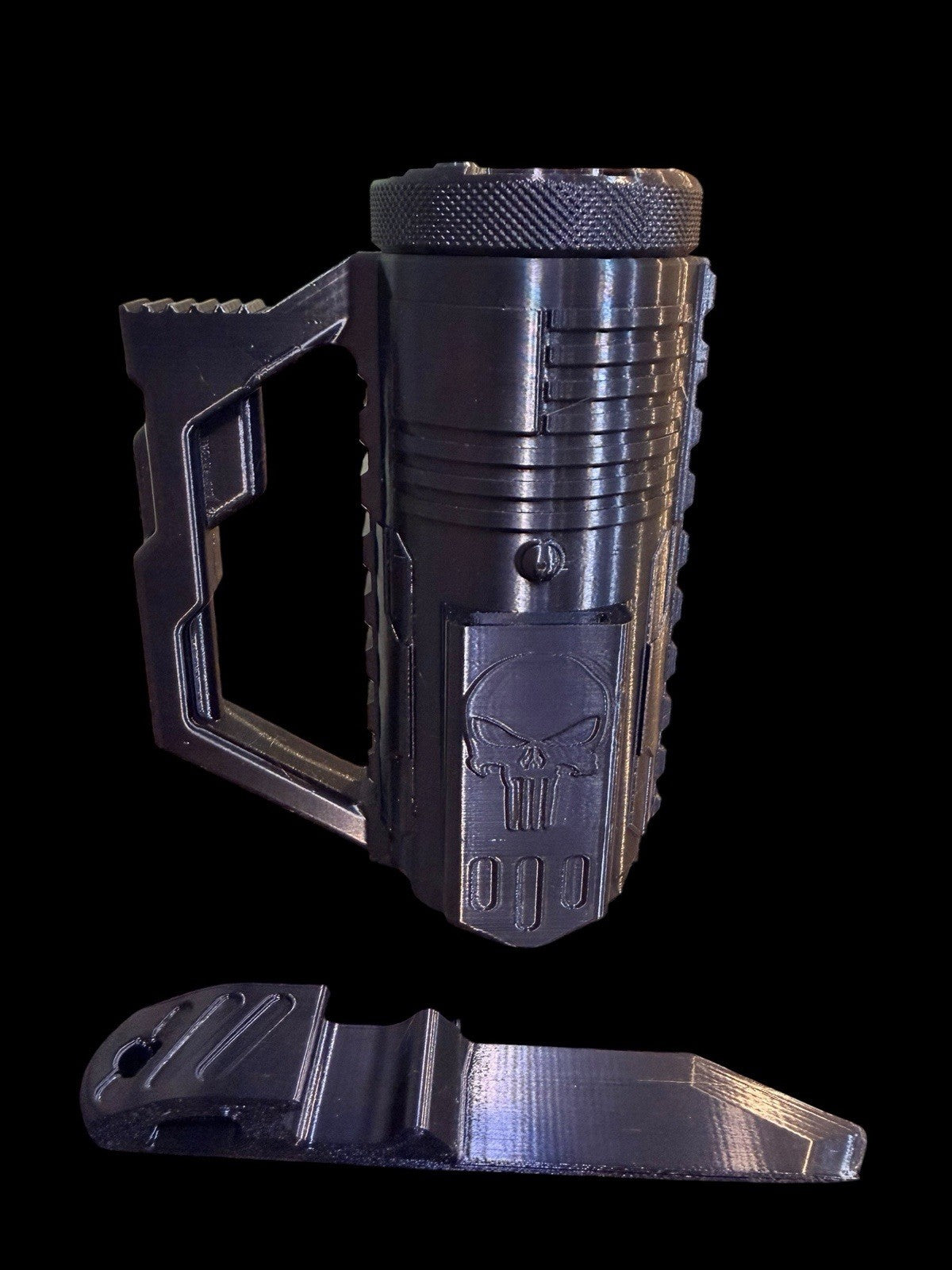 “Assault Koozie” with Knife Bottle Opener - Fits 12 oz Cans