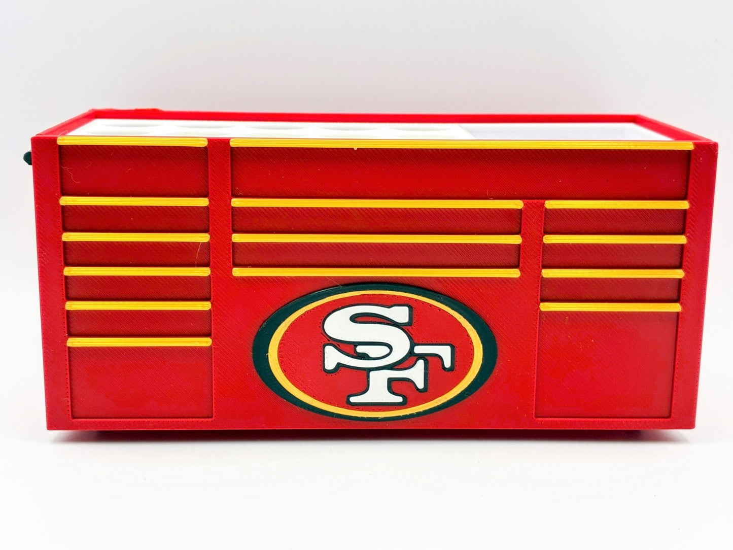 San Francisco 49ers Mini Toolbox Pen Holder – Desk Organizer Gift