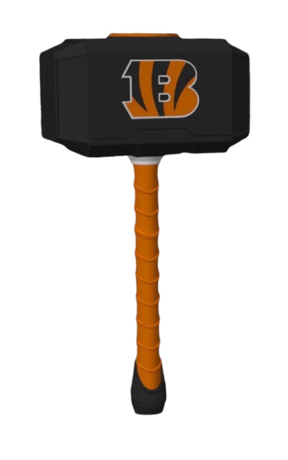 Bengals Football Themed Mjolnir Thor's Hammer