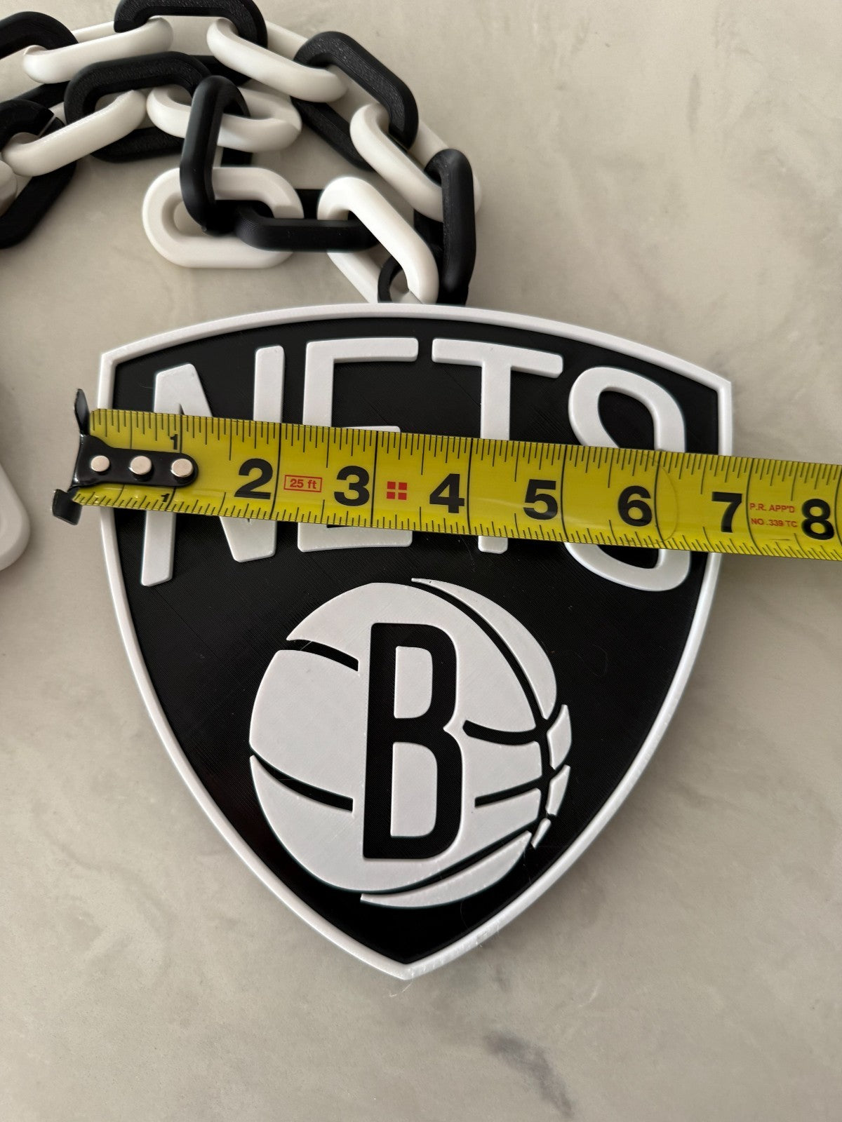 Brooklyn Nets Oversize Logo Necklace Hype Chain