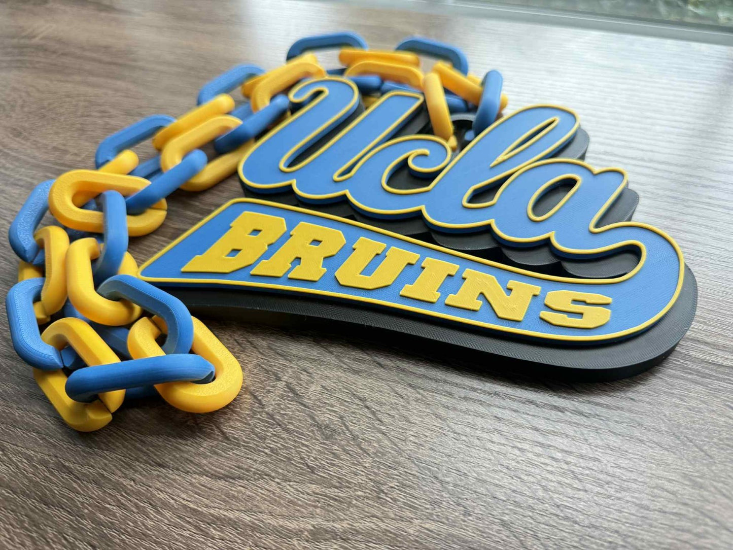 UCLA Bruins Logo Oversized Necklace, Hype Chain [Made To Order]
