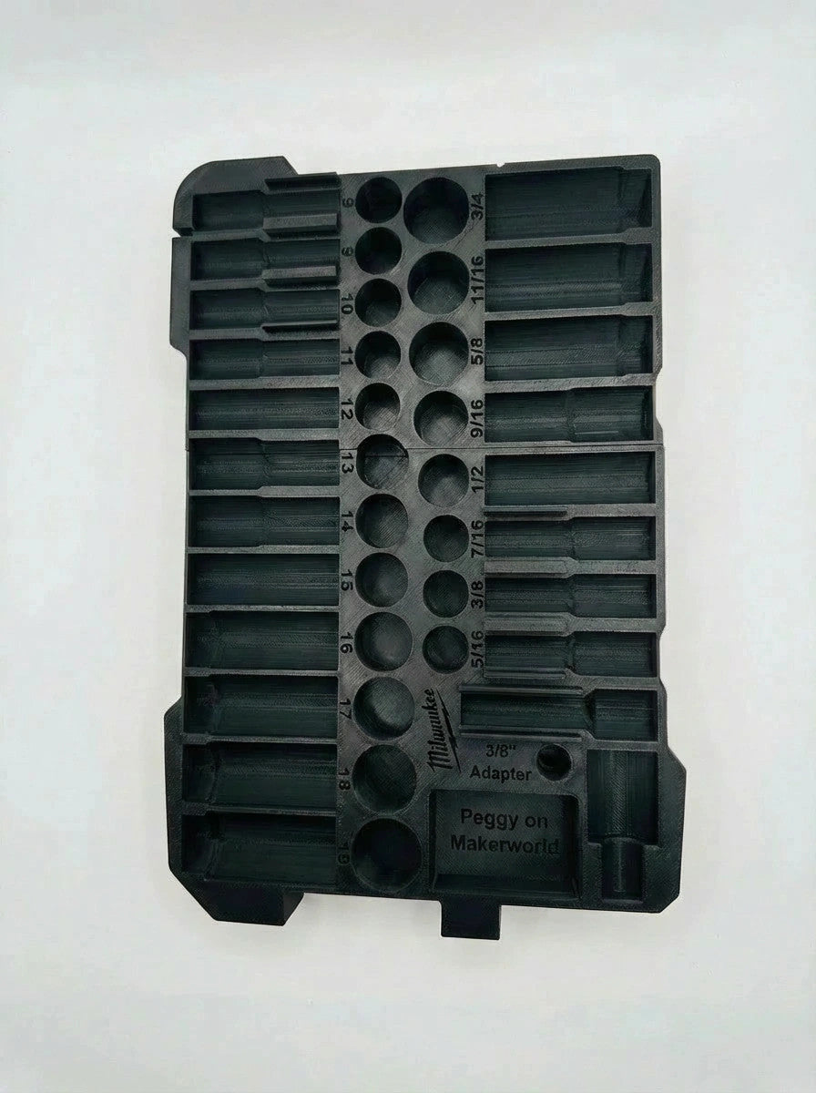 Fits Milwaukee 49-66-7009 Socket Set PACKOUT Tool Box (Insert Only)