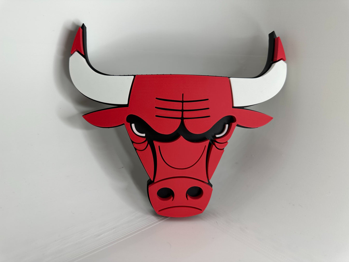 Chicago Bulls Logo 1966 3D Printed Logo Wall Sign