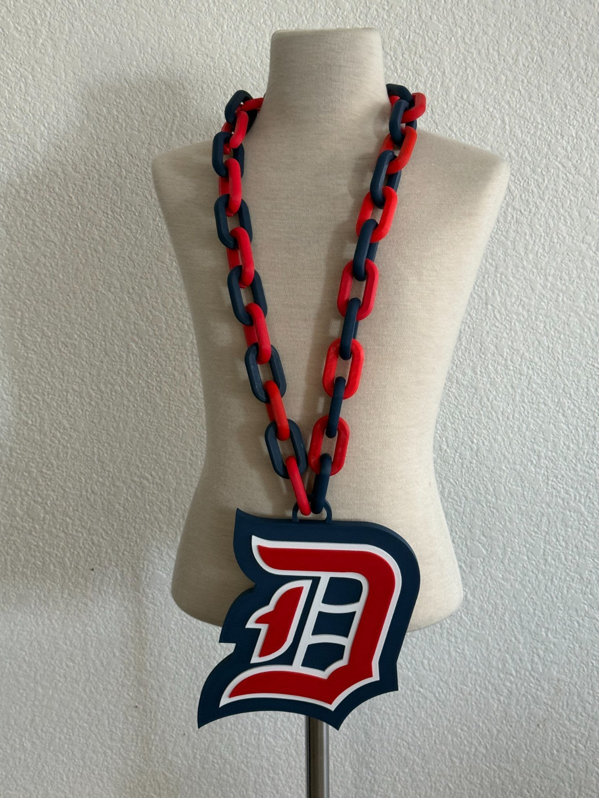 Duquesne Dukes Oversized Necklace, Turnover Hype Chain HandMade 3D Printed